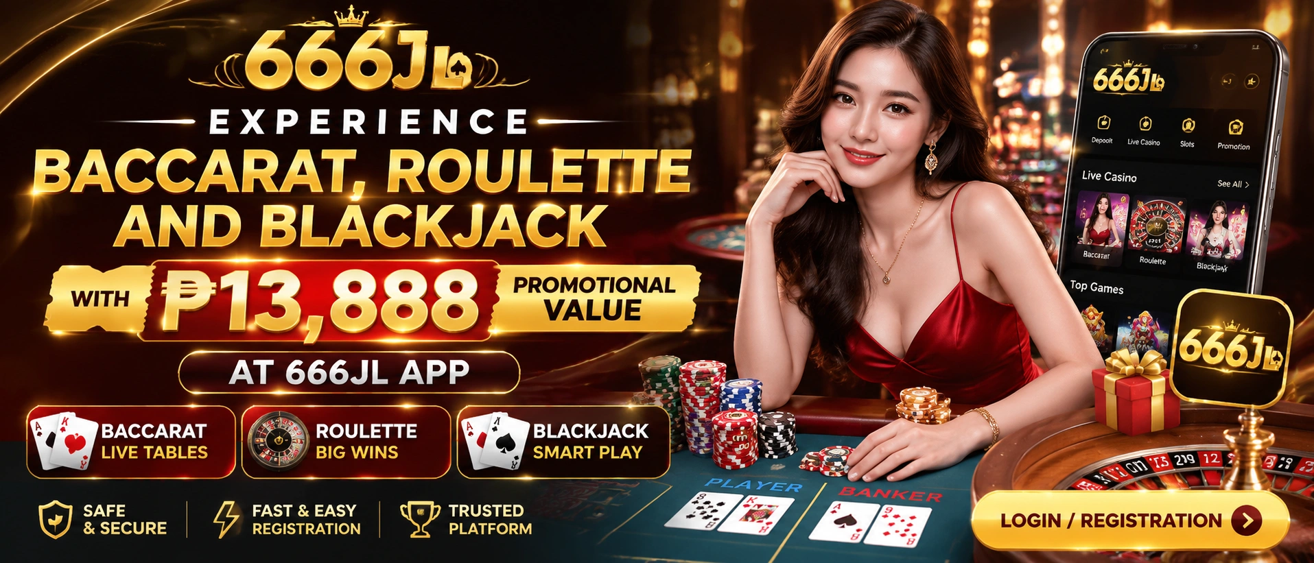 Mobile live casino table view